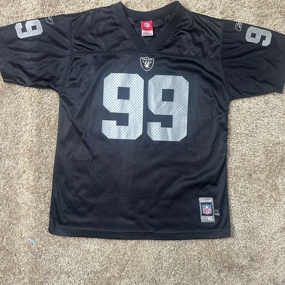 NFL Reebok Warren Sapp youth jersey XL vintage raiders - Picture 2 of 9